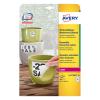 Avery Zweckform L4773REV-20 verwijderbare weerbestendige etiketten A4 63,5 x 33,9 mm (480 etiketten)
