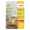 Avery Zweckform L4778REV-20 verwijderbare weerbestendige etiketten A4 45,7 x 21,2 mm (960 etiketten)