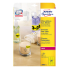 Avery Zweckform L6004-25 verwijderbare NEON etiketten A4 63,5 x 29,6 mm geel (675 etiketten)