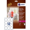Avery Zweckform L7127-10 glanzende transparante productetiketten rond Ø 60 mm (120 etiketten) L7127-10 212608