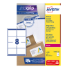 Avery Zweckform L7165-100 verzendetiketten A4 99,1 x 67,7 mm wit (800 etiketten)