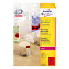 Avery Zweckform L7670R-25 NEON etiketten rond Ø 63,5 mm rood (300 etiketten) 212750 - 1
