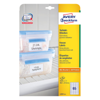 Avery Zweckform L7971-25 diepvriesetiketten 38,1 x 21,2 mm (1625 etiketten) L7971-25 212659