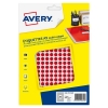 Avery Zweckform PET08R markeringspunten Ø 8 mm rood (2940 etiketten)