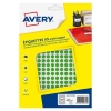 Avery Zweckform PET08V markeringspunten Ø 8 mm groen (2940 etiketten)
