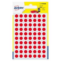 Avery Zweckform PSA08R markeringspunten Ø 8 mm rood (490 etiketten) AV-PSA08R 212712