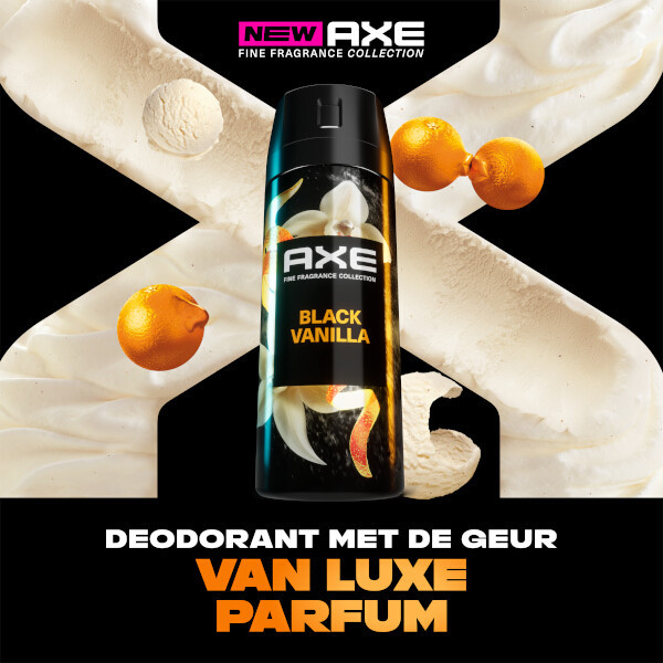 Aanbieding: 4x Axe Fine Fragrance Collection Black Vanilla deodorant & body spray (150 ml) SAX00312 - 5