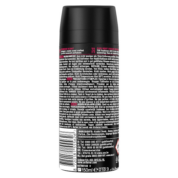Aanbieding: 4x Axe Fine Fragrance Collection Cherry Fizz deodorant & body spray (150 ml) SAX00310 - 2