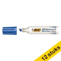 Aanbieding: 12x BIC Velleda 1781 whiteboard marker blauw (3 - 6 mm schuin)