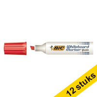 Aanbieding: 12x BIC Velleda 1781 whiteboard marker rood (3 - 6 mm schuin)