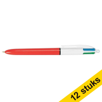 Aanbieding: 12x BIC balpen 4 Colours Original Fine