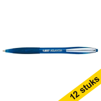 Aanbieding: 12x BIC balpen Atlantis Soft blauw 240027