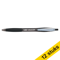 Aanbieding: 12x BIC balpen Atlantis Soft zwart 240028