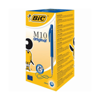 BIC M10 Clic balpen medium blauw (50 stuks) 1199190121 224600
