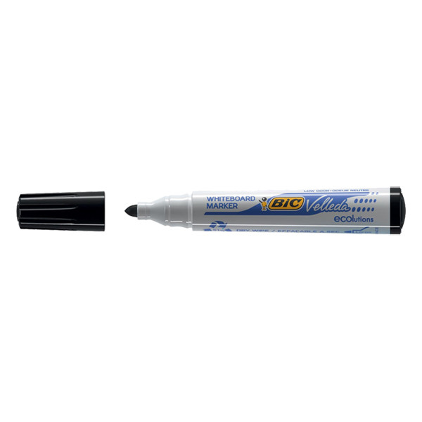 BIC Velleda 1701 whiteboard marker zwart (1,5 mm rond) 1701Z 224695 - 1