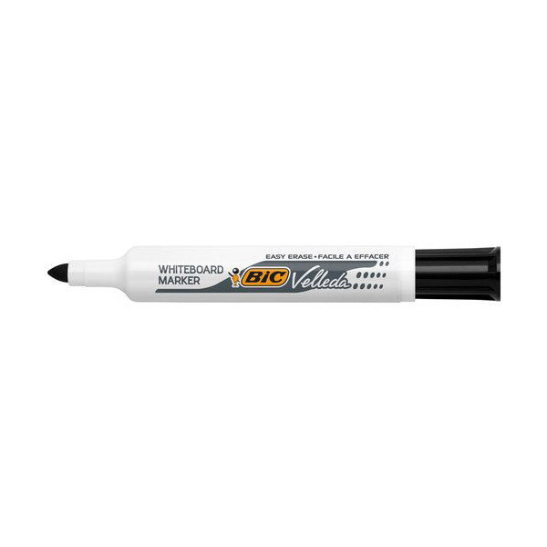 BIC Velleda 1711 whiteboard marker zwart (0,6 mm rond) BIC 123inkt.be