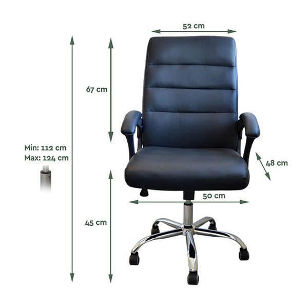 BRASQ OC600 Comfort Deluxe Classic ergonomische bureaustoel 202126 - 2