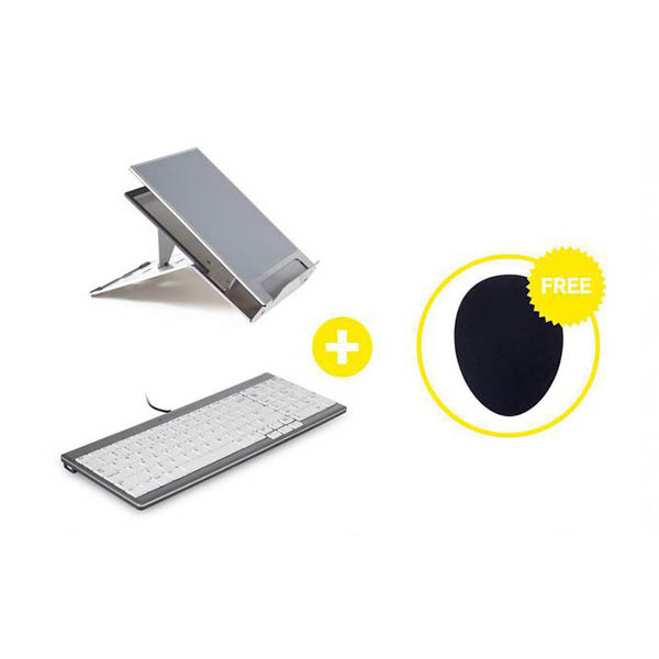 Bakker & Elkhuizen Premium toetsenbord, muismat en laptopstand 298266 - 1