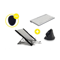 Bakker & Elkhuizen Professional toetsenbord, muis, muismat en laptopstand 298259