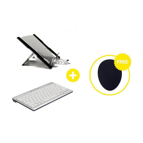 Bakker & Elkhuizen Professional toetsenbord, muismat en laptopstand 298262 - 1