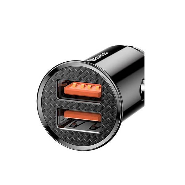 Baseus 2x USB-A-autosnellader 30W 828645 - 2