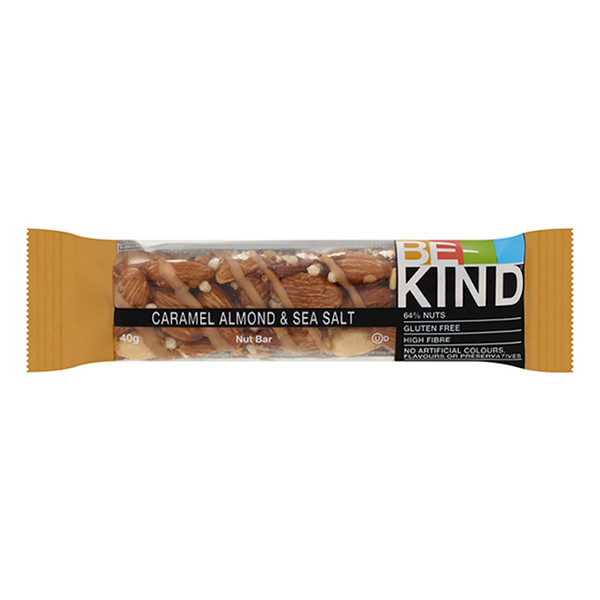 Be-kind Caramel Almond & Seasalt 40 gram (12 stuks) 58505 423759 - 1