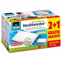 Bison Vochtvreter® navulzak geurloos doos (3 x 1 kg) 6313576 SBI00151