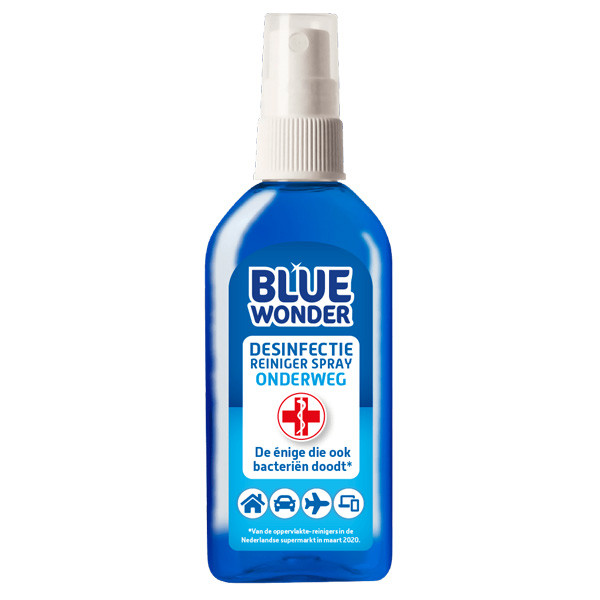 Blue Wonder desinfecterende reinigingsspray Onderweg (100 ml)  SBL00012 - 1