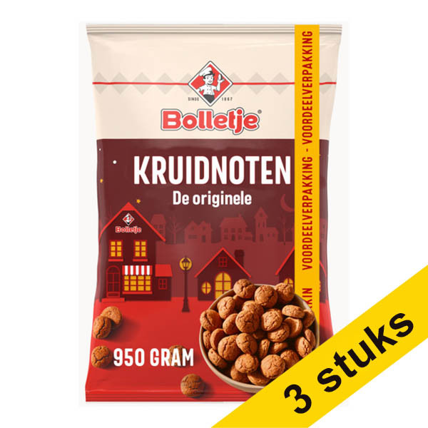 Aanbieding: 3x Bolletje kruidnoten (950 gram) 415274 - 1