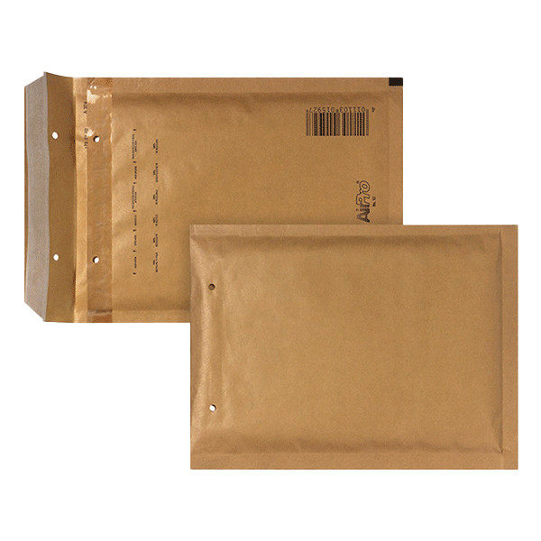 Bong AirPro luchtkussenenvelop bruin 150 x 215 mm - zelfklevend (100 stuks) 209415 - 1