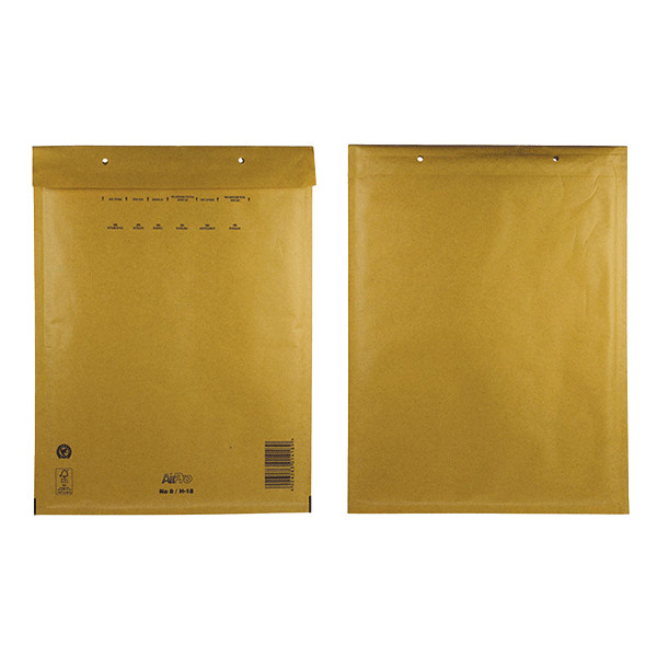 Bong AirPro luchtkussenenvelop bruin 270 x 360 mm - zelfklevend (100 stuks) 209417 - 1