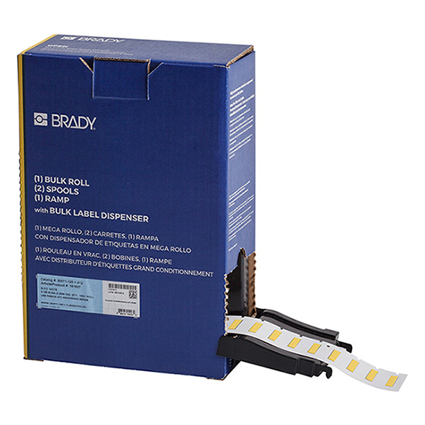 Brady BM-125-1-312-YL tape krimpkous geel Ø 3,18 mm x 25,40 mm (origineel) BM-125-1-312-YL 148009 - 1