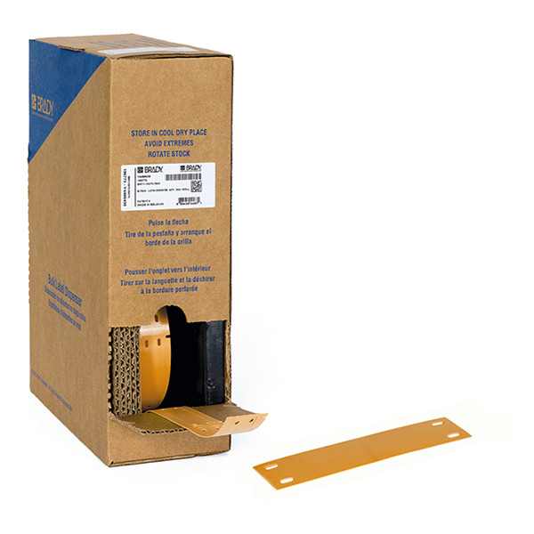 Brady BM-15x75-7643-OR polyurethaan tags oranje 15 mm x 75 mm (origineel) BM-15x75-7643-OR 148025 - 1