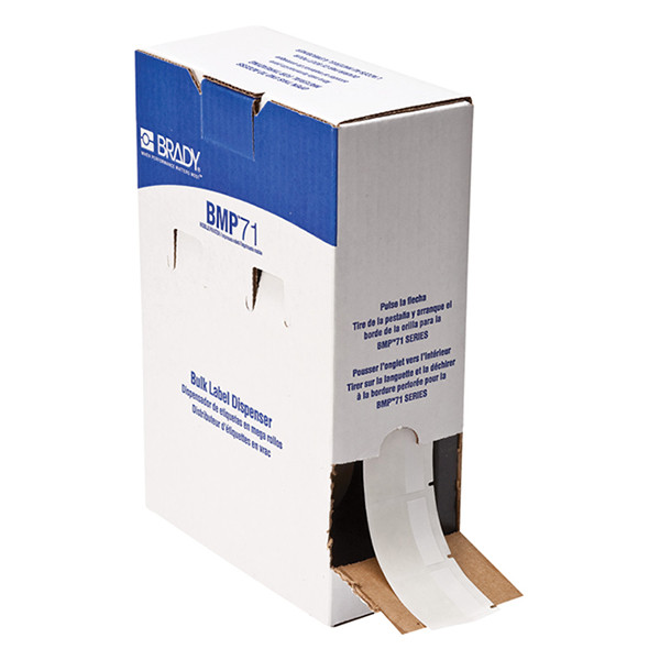 Brady BM-32-427 gelamineerde vinyl labels wit 38,10 mm x 38,10 mm (origineel) BM-32-427 148027 - 1