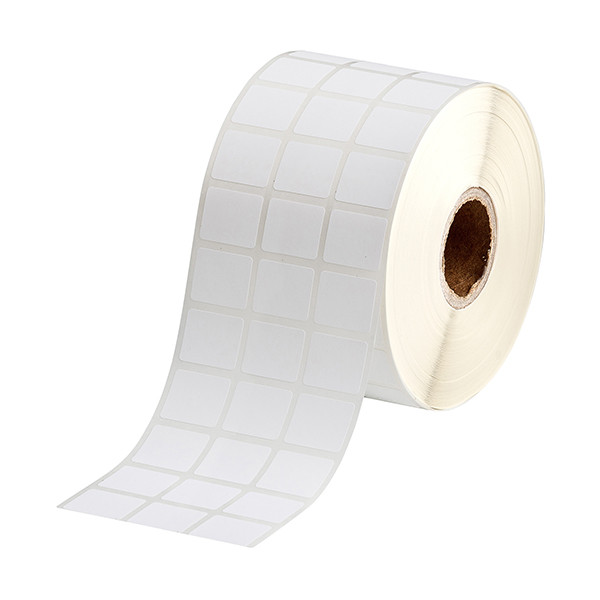 Brady BPT-617-488 label polyester mat wit 22,86 x 22,86 mm (origineel) BPT-617-488 147650 - 1
