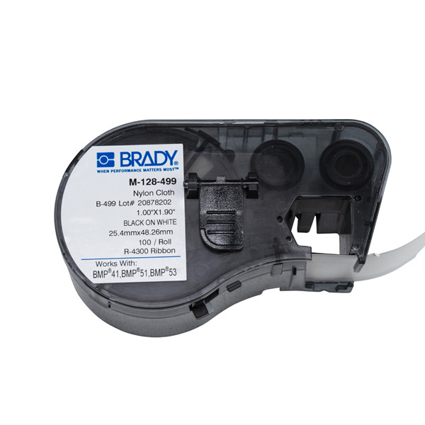 Brady M-128-499 nylonweefsel labels 25,4 mm x 48,26 mm (origineel) M-128-499 146130 - 1