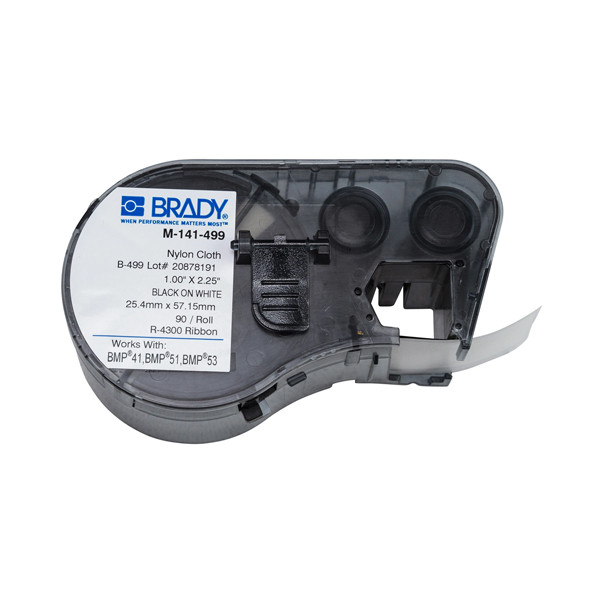 Brady M-141-499 nylonweefsel labels 25,4 mm x 57,15 mm (origineel) M-141-499 146040 - 1