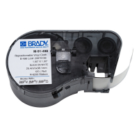 Brady M-91-498 herpositioneerbare vinylweefsel labels 25,4 mm x 38,1 mm (origineel) M-91-498 146044