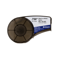 Brady M21-750-499 tape nylon zwart op wit 19,1 mm x 4,88 m (origineel) M21-750-499 147258