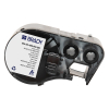 Brady M4-83-499-RD-BK nylonweefsel labels zwart op rood Ø 12,7 mm (origineel) 148372 - 1