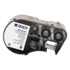 Brady M4C-500-461 gelamineerde polyester labels zwart op wit 12,7 mm x 7,62 m (origineel) 148336 - 1