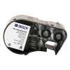 Brady M4C-500-595-WT-BK tape vinyl zwart op wit 12,7 mm x 7,62 m (origineel)
