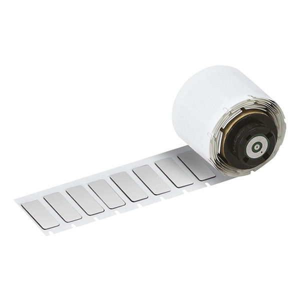 Brady M6-01-7593-SL polyester labels zilver 27 mm x 7,95 mm (origineel) M6-01-7593-SL 148081 - 1