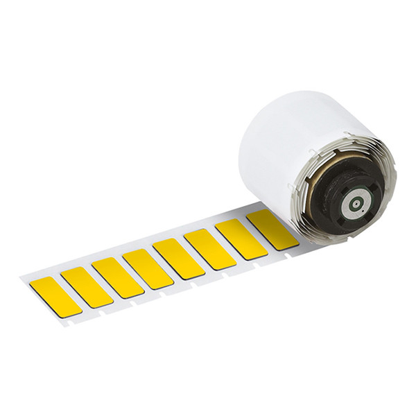 Brady M6-01-7593-YL polyester labels geel 27 mm x 7,95 mm (origineel) M6-01-7593-YL 148090 - 1