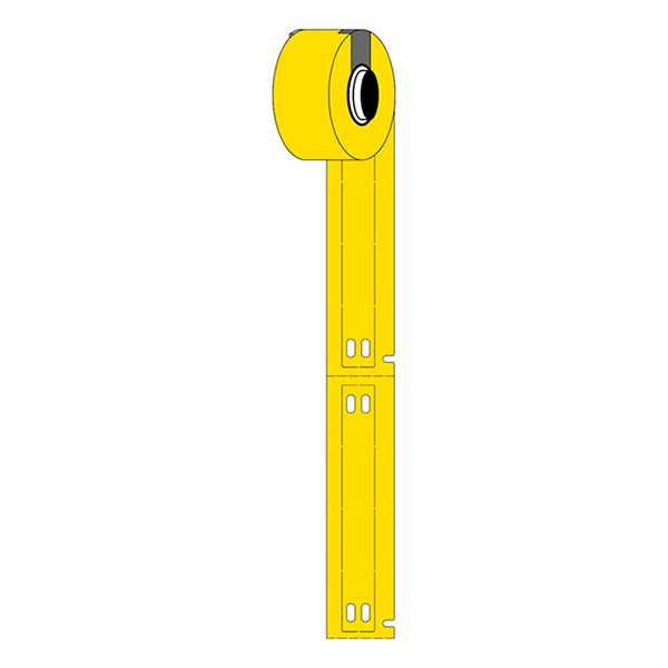 Brady M6-10x75-7598-YL polyurethaan tags geel 10 mm x 75 mm (origineel) M6-10x75-7598-YL 148052 - 1