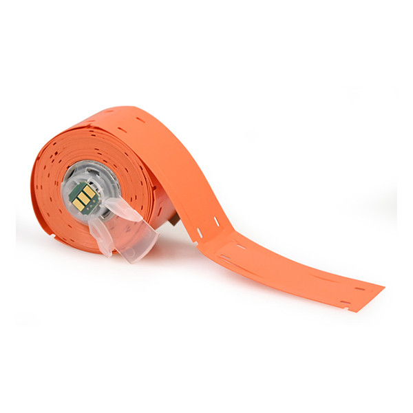 Brady M6-25x75-7643-OR polyurethaan tags oranje 25 mm x 75 mm (origineel) M6-25x75-7643-OR 148058 - 1