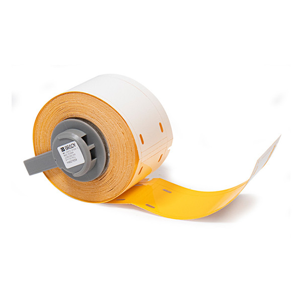 Brady M6-25x75-B7598-YL polyurethaan tags geel 25 mm x 75 mm (origineel) M6-25x75-B7598-YL 148048 - 1