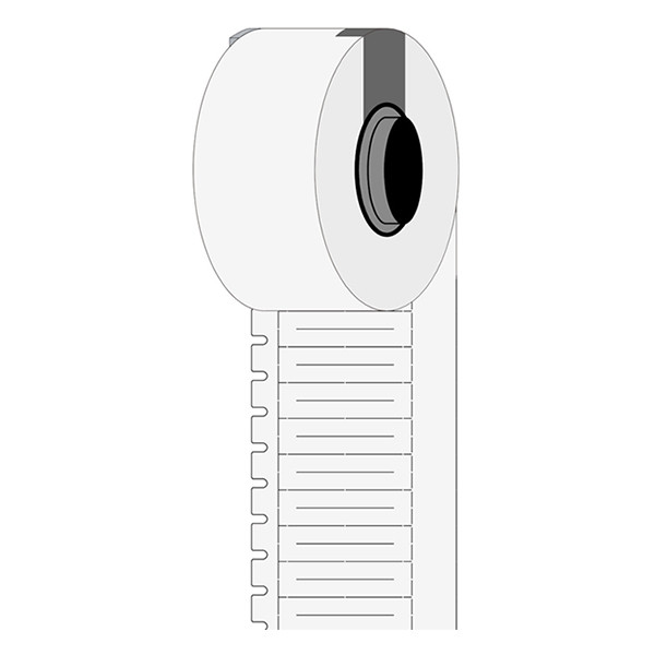 Brady M6-30x4.2-7597-WT polyethyleen labels wit 30 mm x 4,20 mm (origineel) M6-30x4.2-7597-WT 148084 - 1