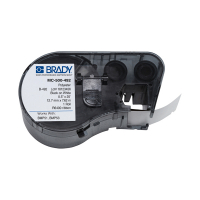 Brady MC-500-492 FreezerBondz tape polyester zwart op wit 12,7 mm x 7,62 m (origineel) MC-500-492 147114