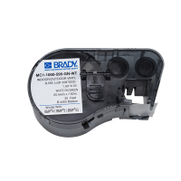 Brady MC1-1000-595-GN-WT tape vinyl wit op groen 25,4 mm x 7,62 m (origineel) MC1-1000-595-GN-WT 147104